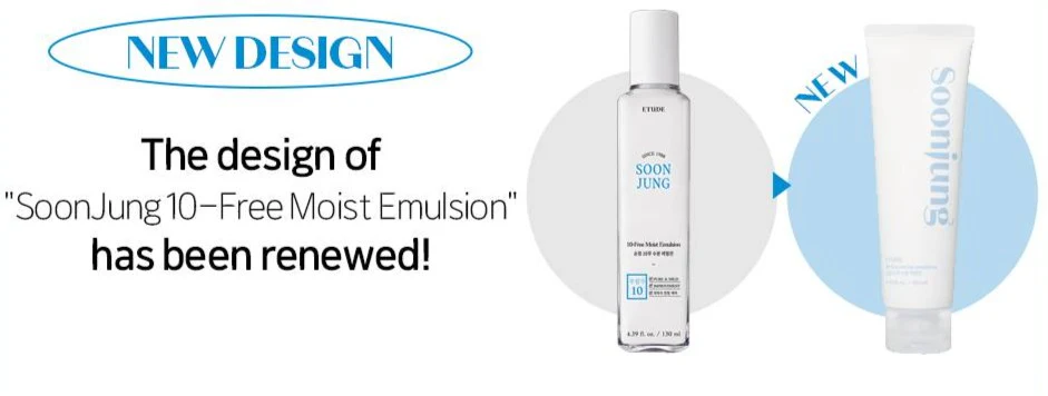 ETUDE HOUSE Soon Jung 10 Free Moist Emulsion (130ml) - Image 4
