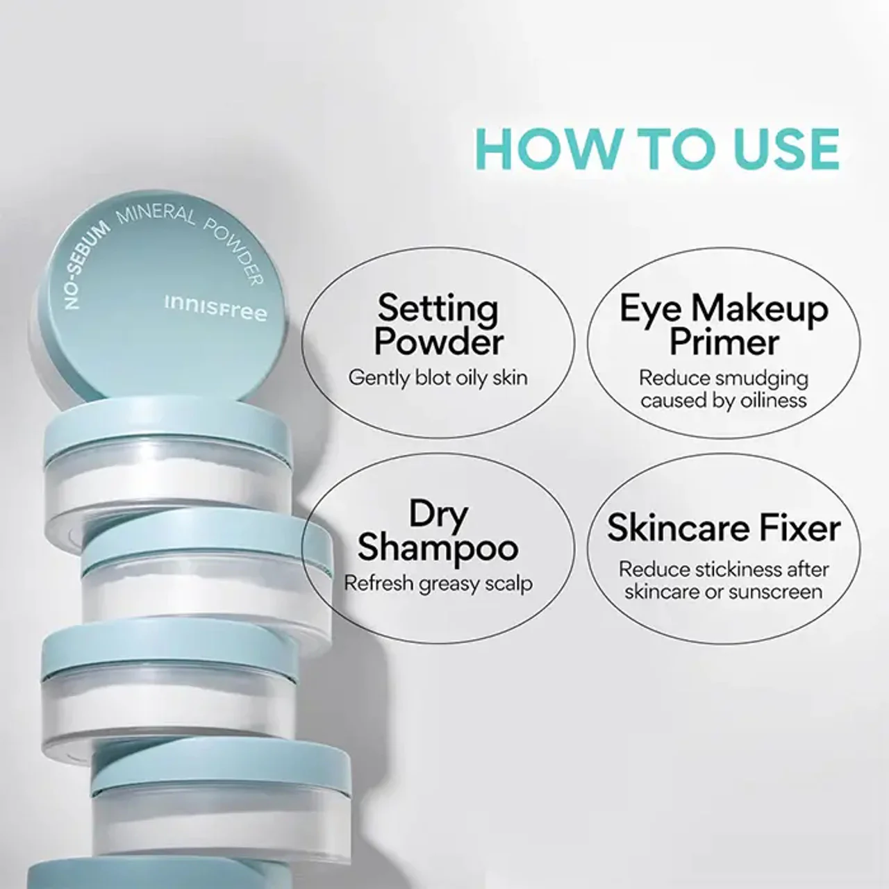 INNISFREE No Sebum Mineral Powder (5g) - Image 3