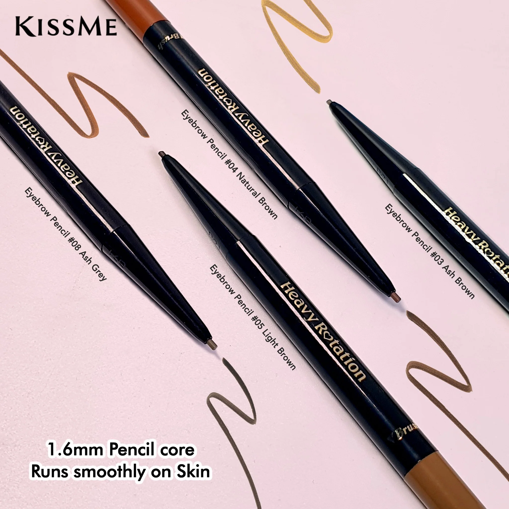 KISSME Heavy Rotation Eyebrow Pencil - Image 4