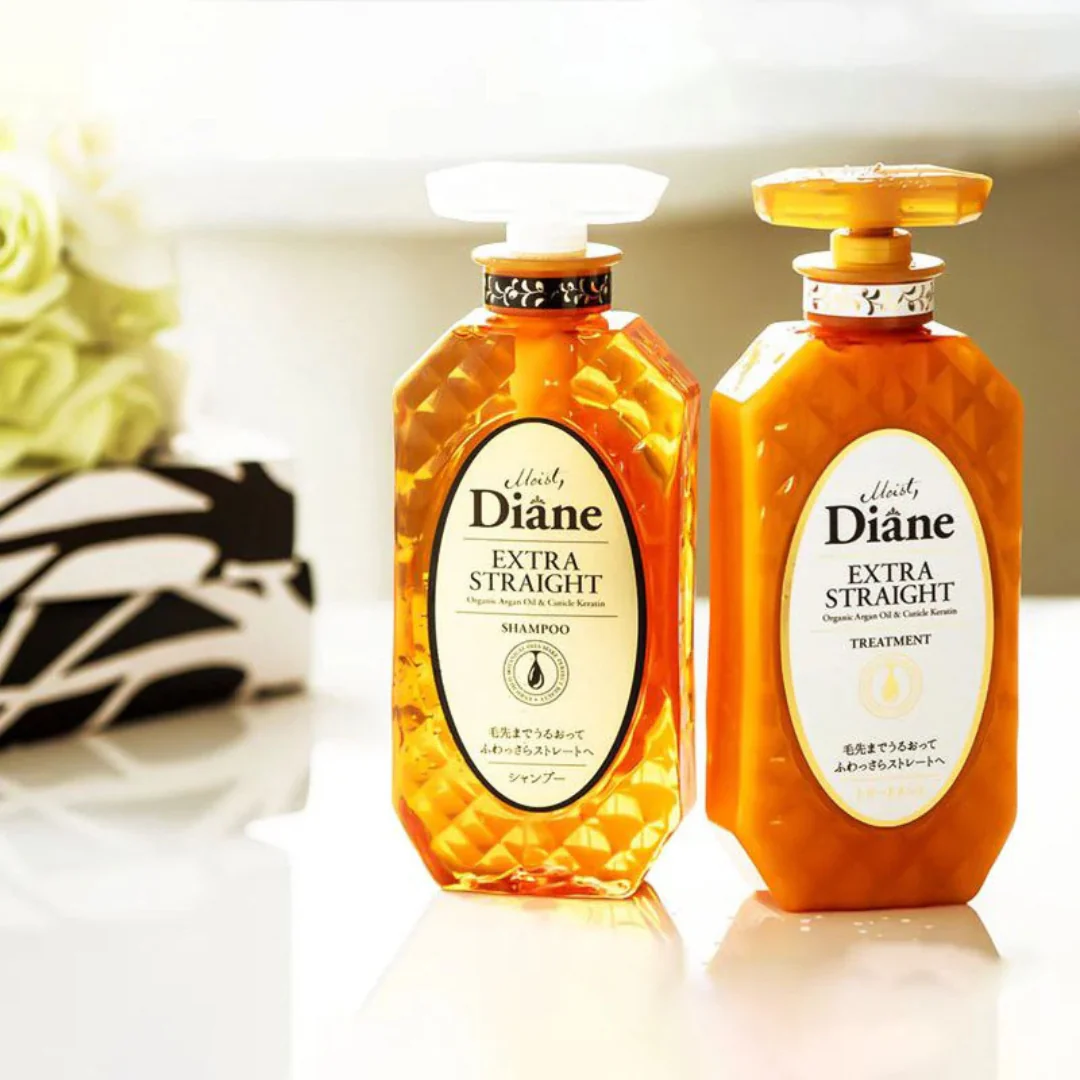 MOIST DIANE Perfect Beauty Extra Smooth & Straight Treatment (450ml) - Image 3