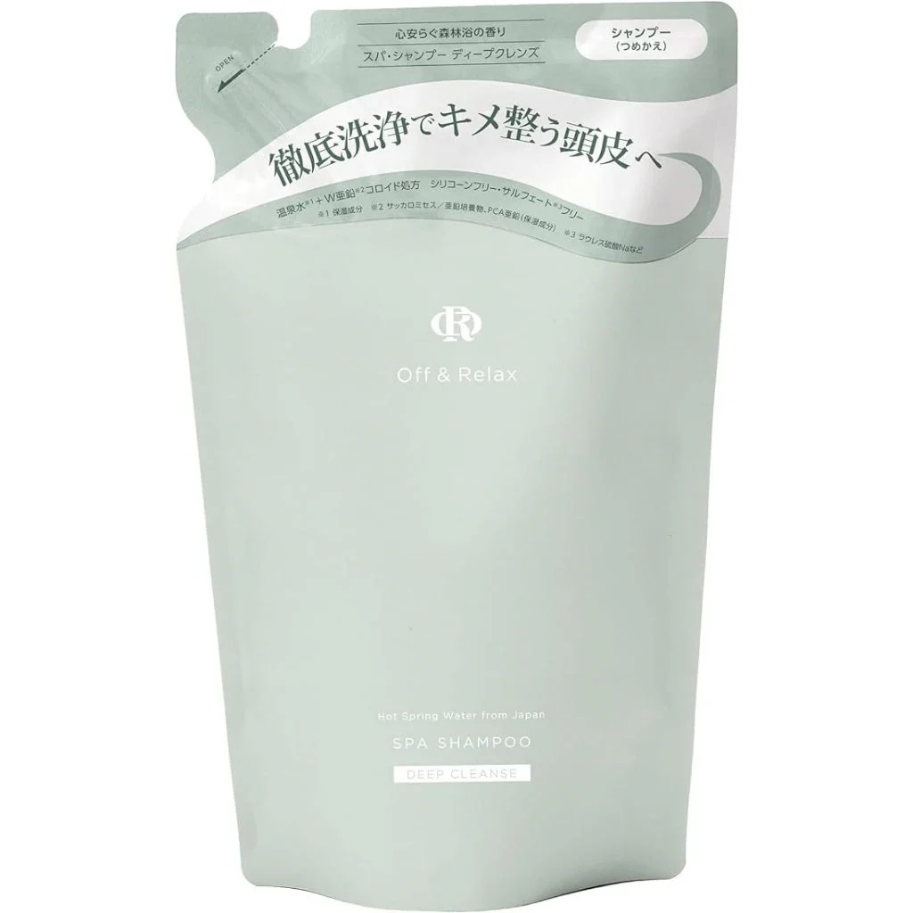 OFF & RELAX Hot Spring Water Deep Cleanse Spa Shampoo (460ml) - Image 3
