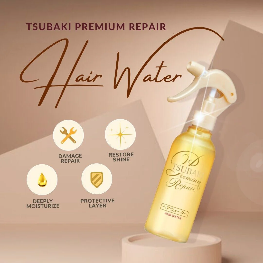 Shiseido Tsubaki Premium Repair Hair Water (210ml) - Image 4
